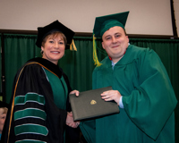 MCC Graduate with Connie Stewart