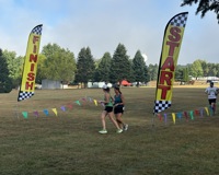 Finish line of the Bramble Ramble 