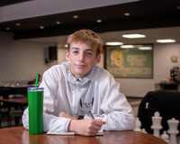 Photo of boy studying