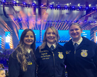 Three MCC Ag Club students at the National FFA Conference.