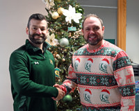 Christmas Photo of Bradley Barrick and Taylor Male