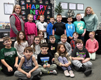 Group photo of 2nd grade class