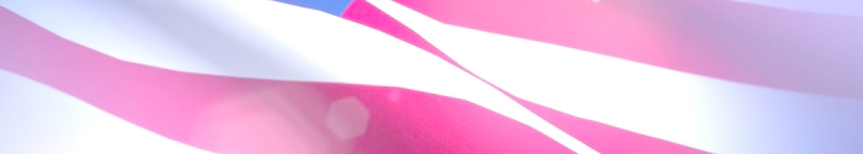 A bright light bouncing off of the American Flag.