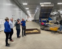 Picture at a potato manufacture 
